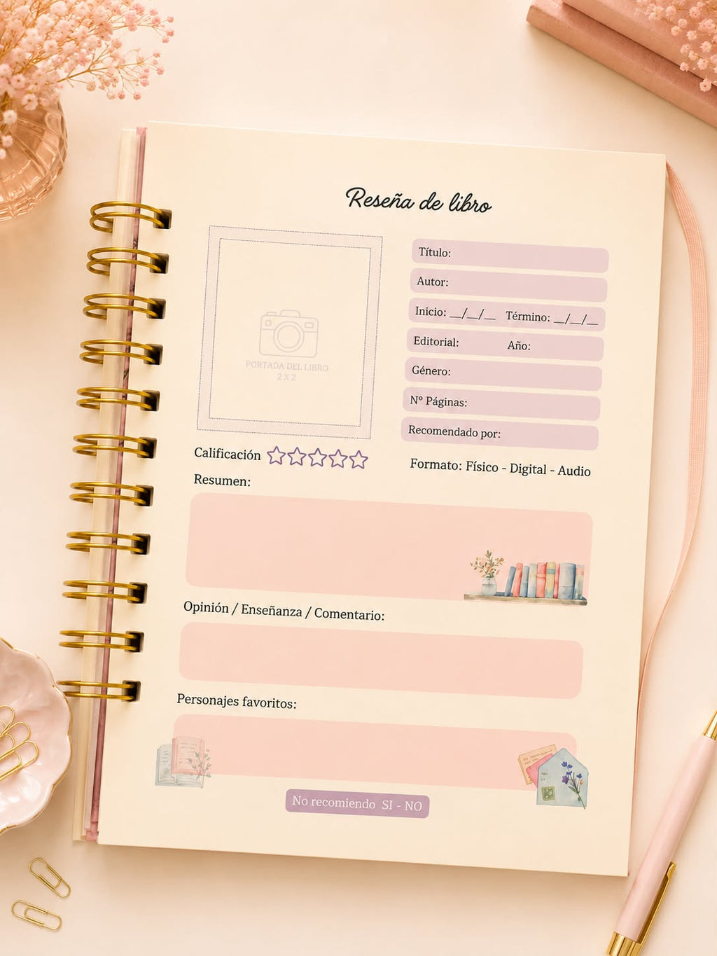 Reading Journal – Bookstore Bloom