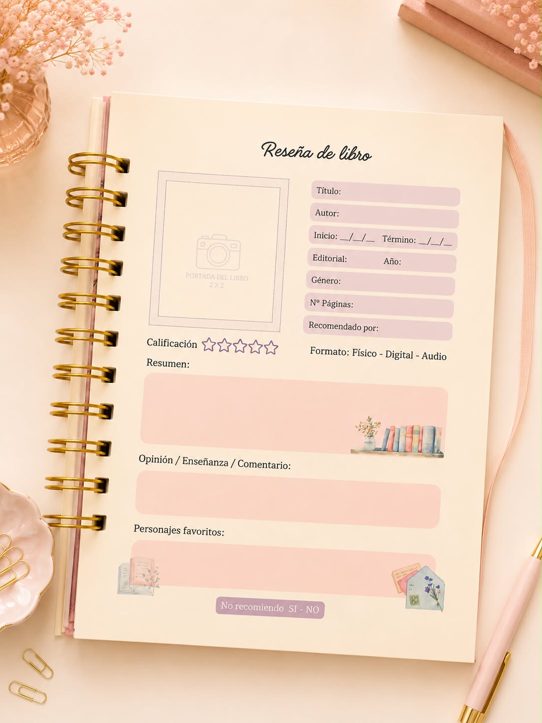 Reading Journal – Bookstore Bloom
